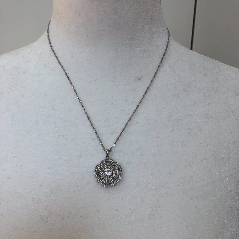 925 Sterling Silver Flower Chain by Cate D'argent